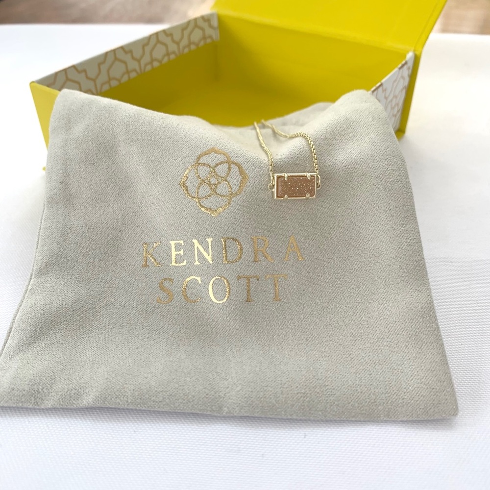 NEW Kendra Scott 14k gold drusy slider bracelet - Picture 5 of 6